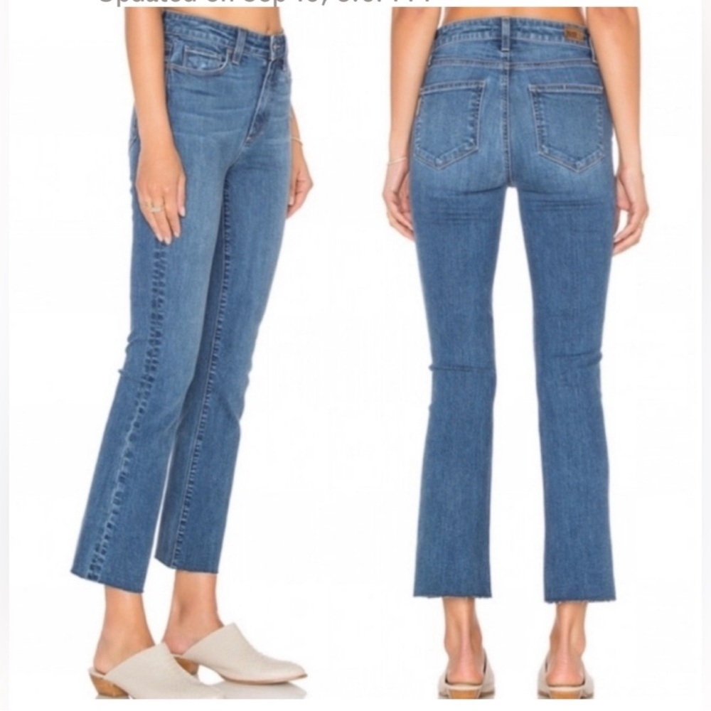 PAIGE Blue Flare & Wide Leg Jeans